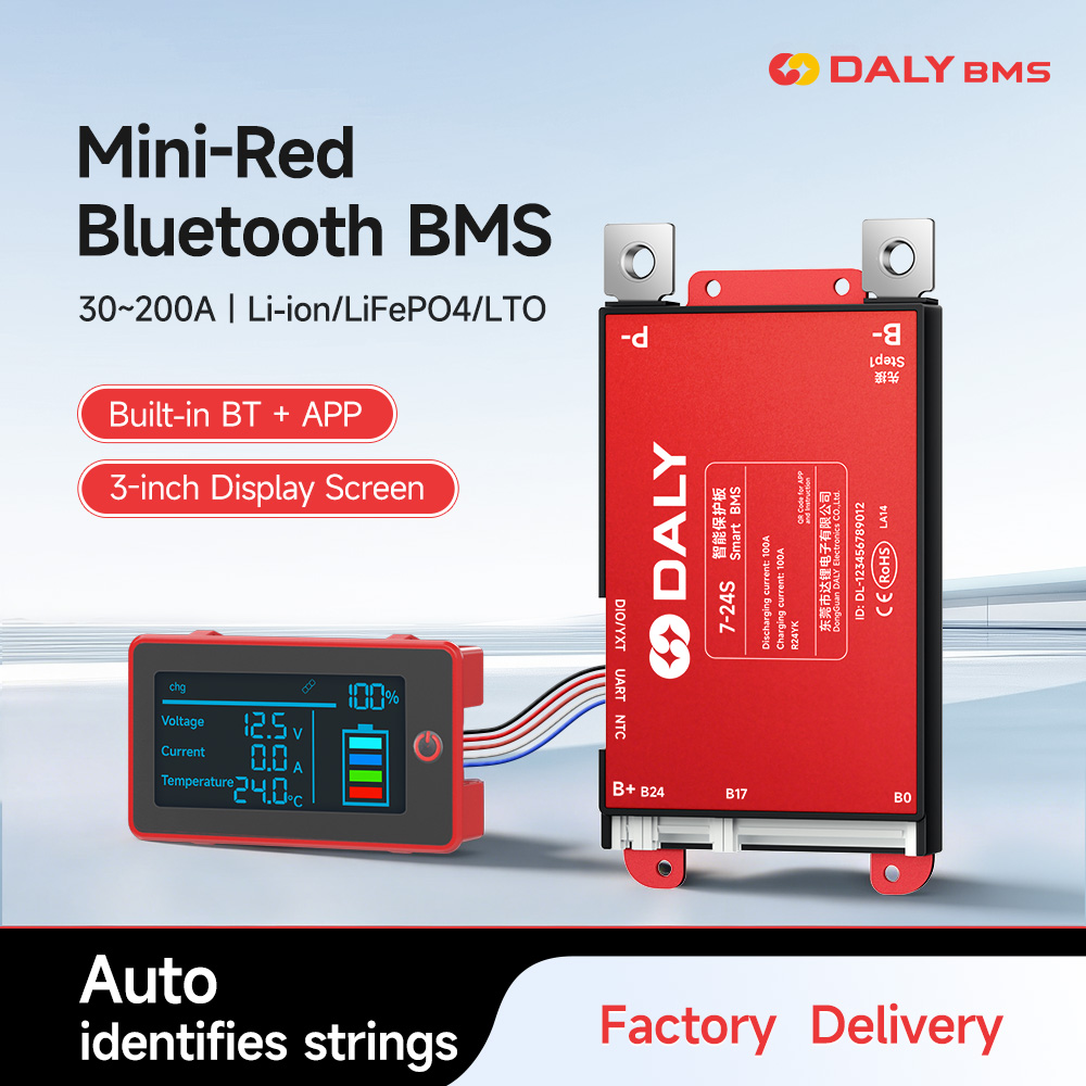 Smart Bms 24S 200A Bluetooth Lifepo4 - Daly Akıllı BMS 4S 7S 8S